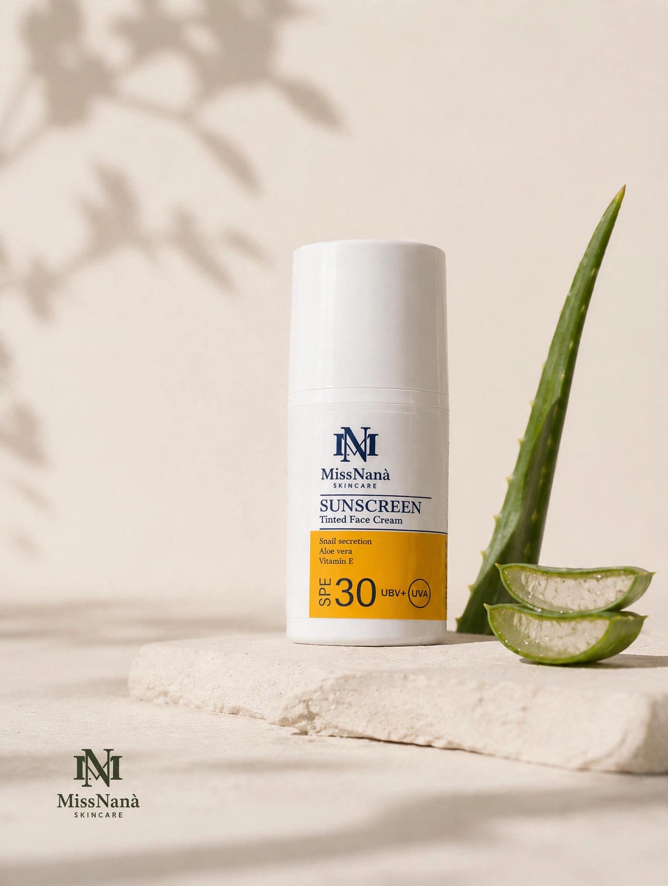 MissNana Skincare - Sunscreen Tinted Face Cream SPF 30